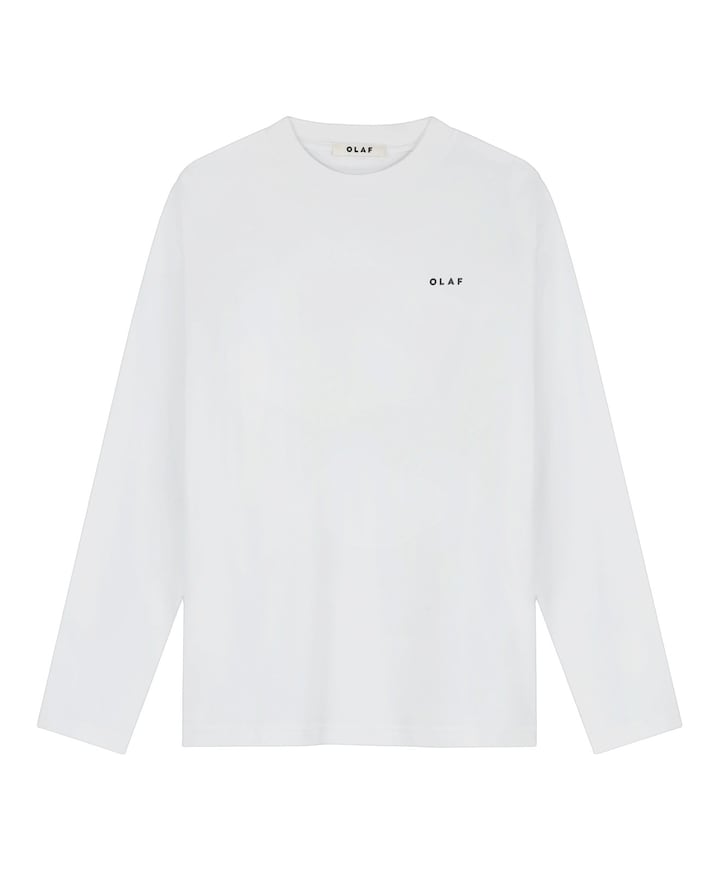 Heren longsleeve wit