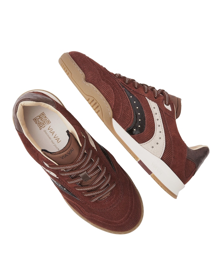 Kris Pax dames sneakers rood
