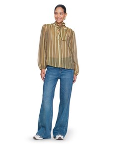 Flare dames jeans blauw