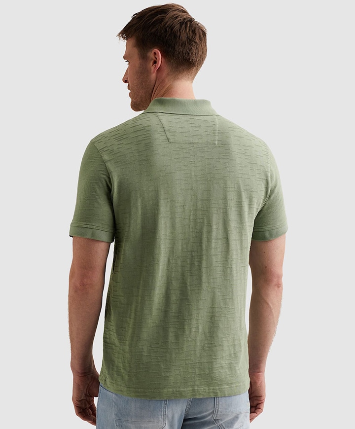 Heren polo groen