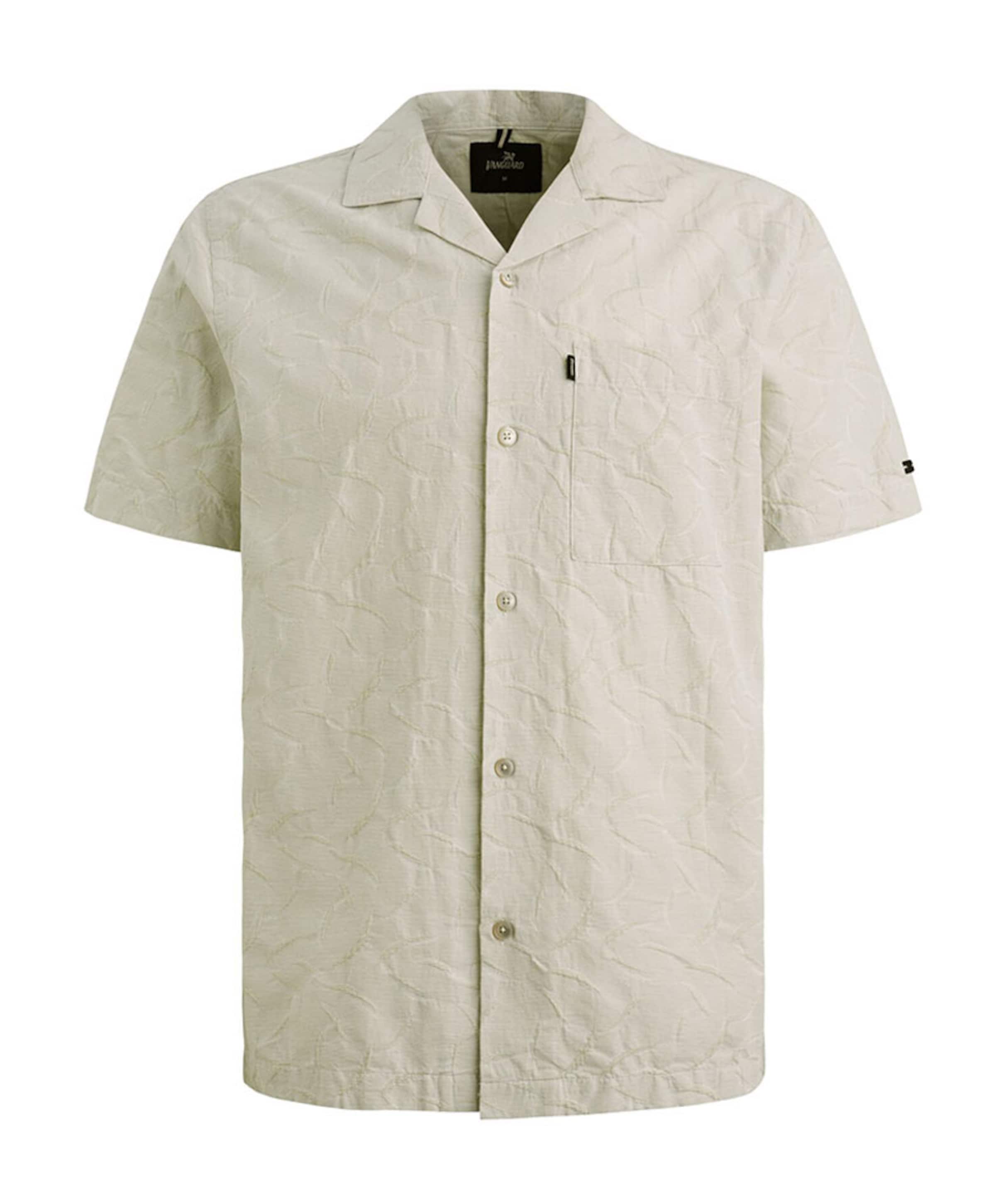 Heren overhemd korte mouw groen