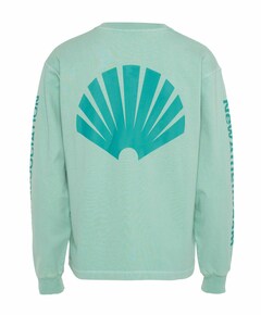 Heren longsleeve groen