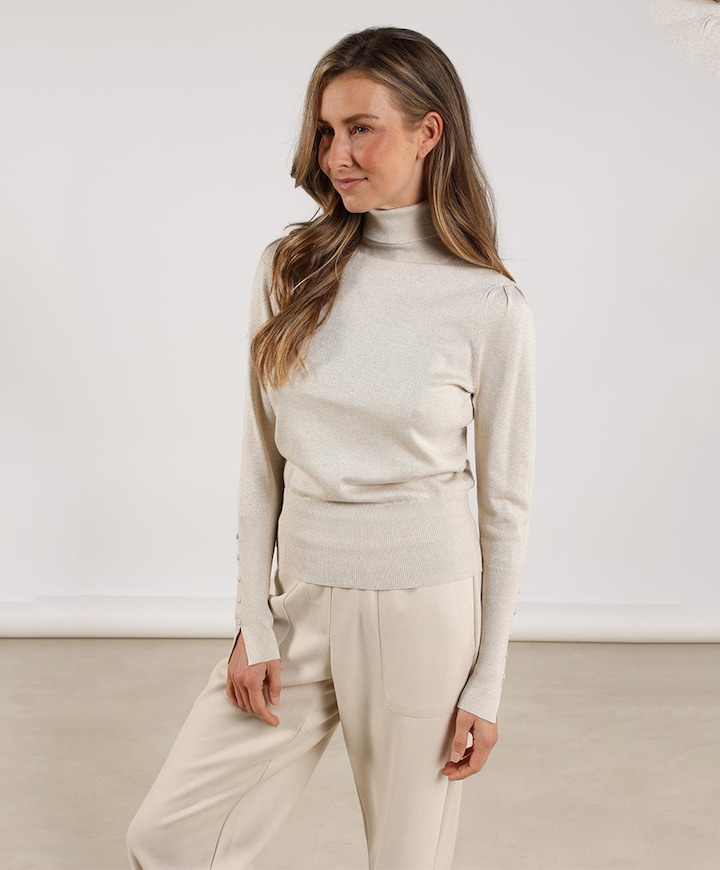 Dames coltrui beige