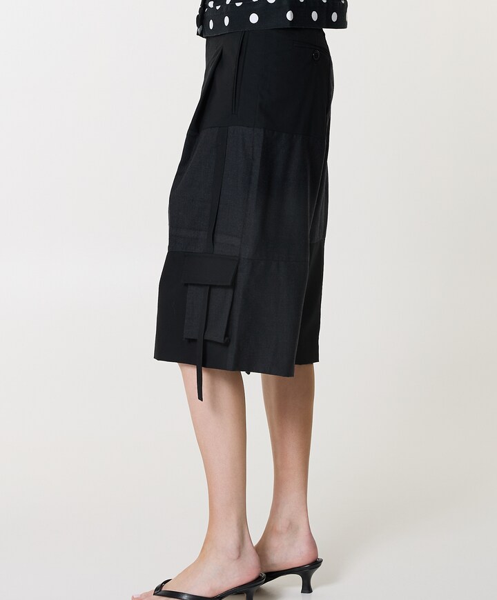 Cargo Short dames bermuda grijs