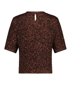 Dames top bruin