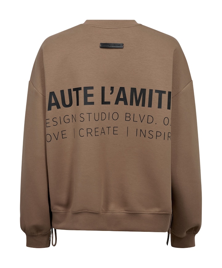 Dames sweater beige