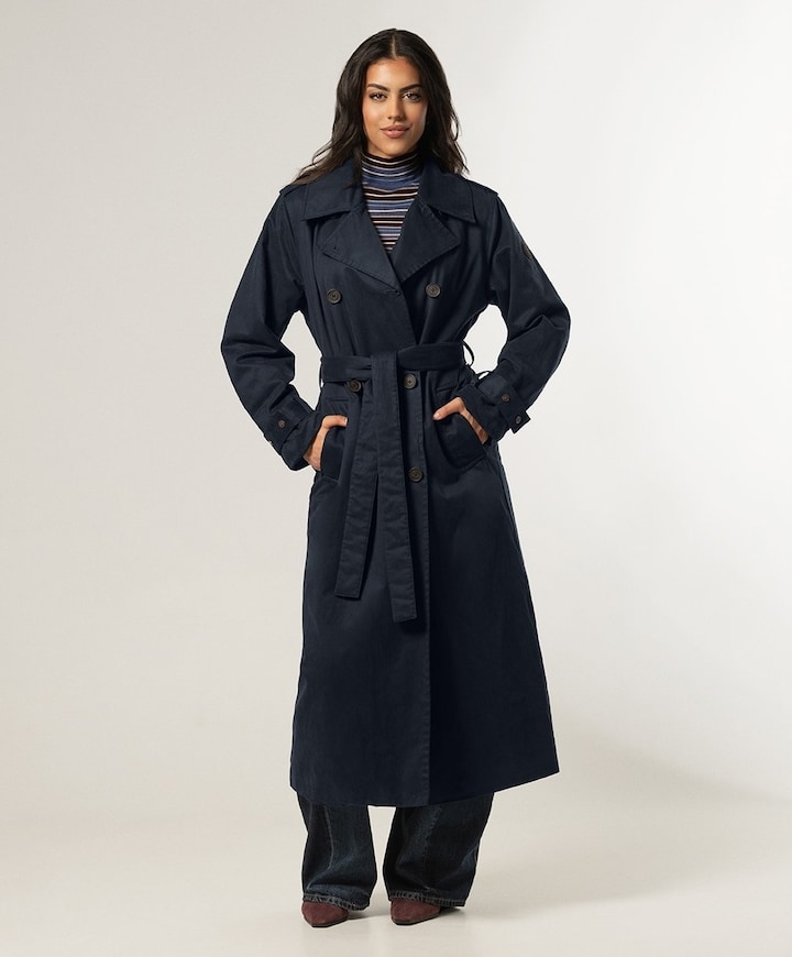 Dames jas blauw