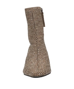 dames enkellaarzen beige