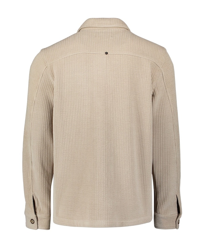 Heren overshirt beige