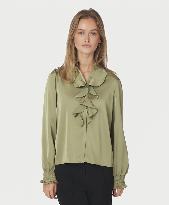 Dames blouse groen