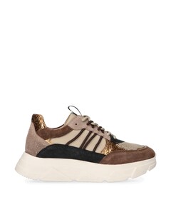 dames sneakers bruin