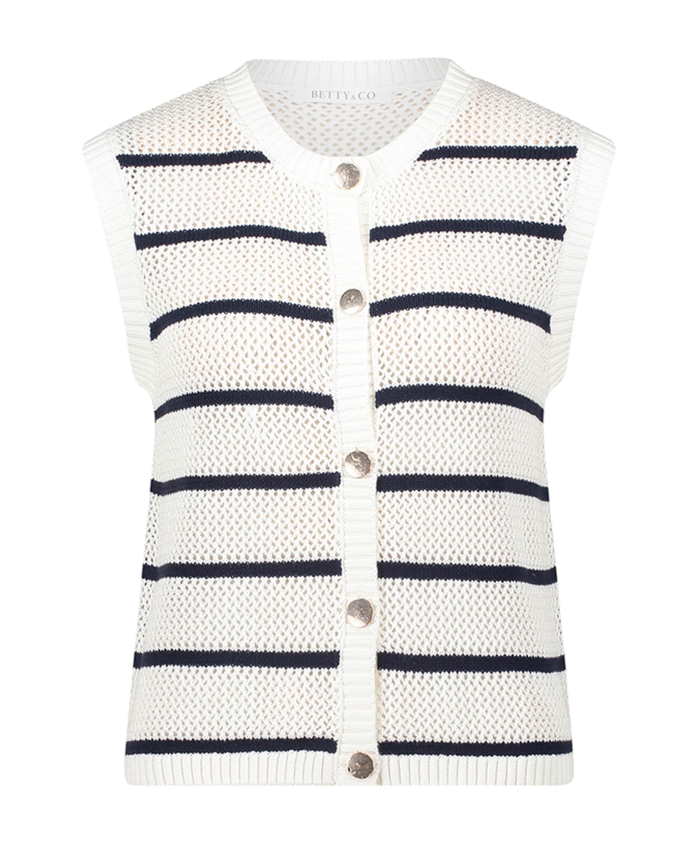 Dames vest ecru