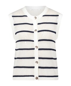 Dames vest ecru