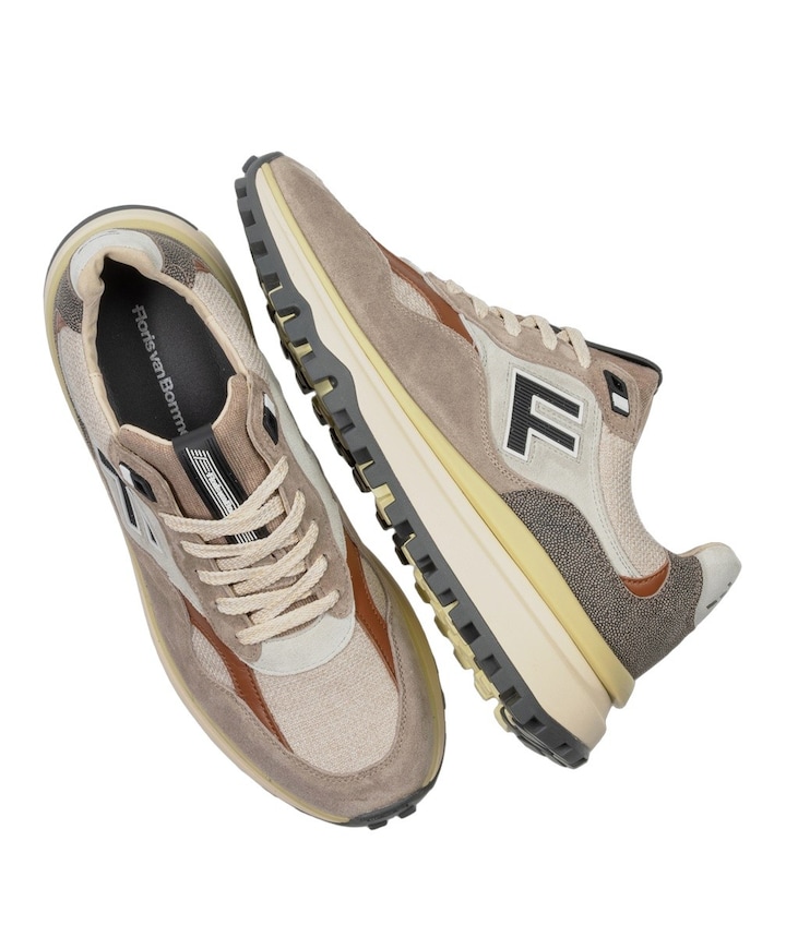 heren sneakers bruin