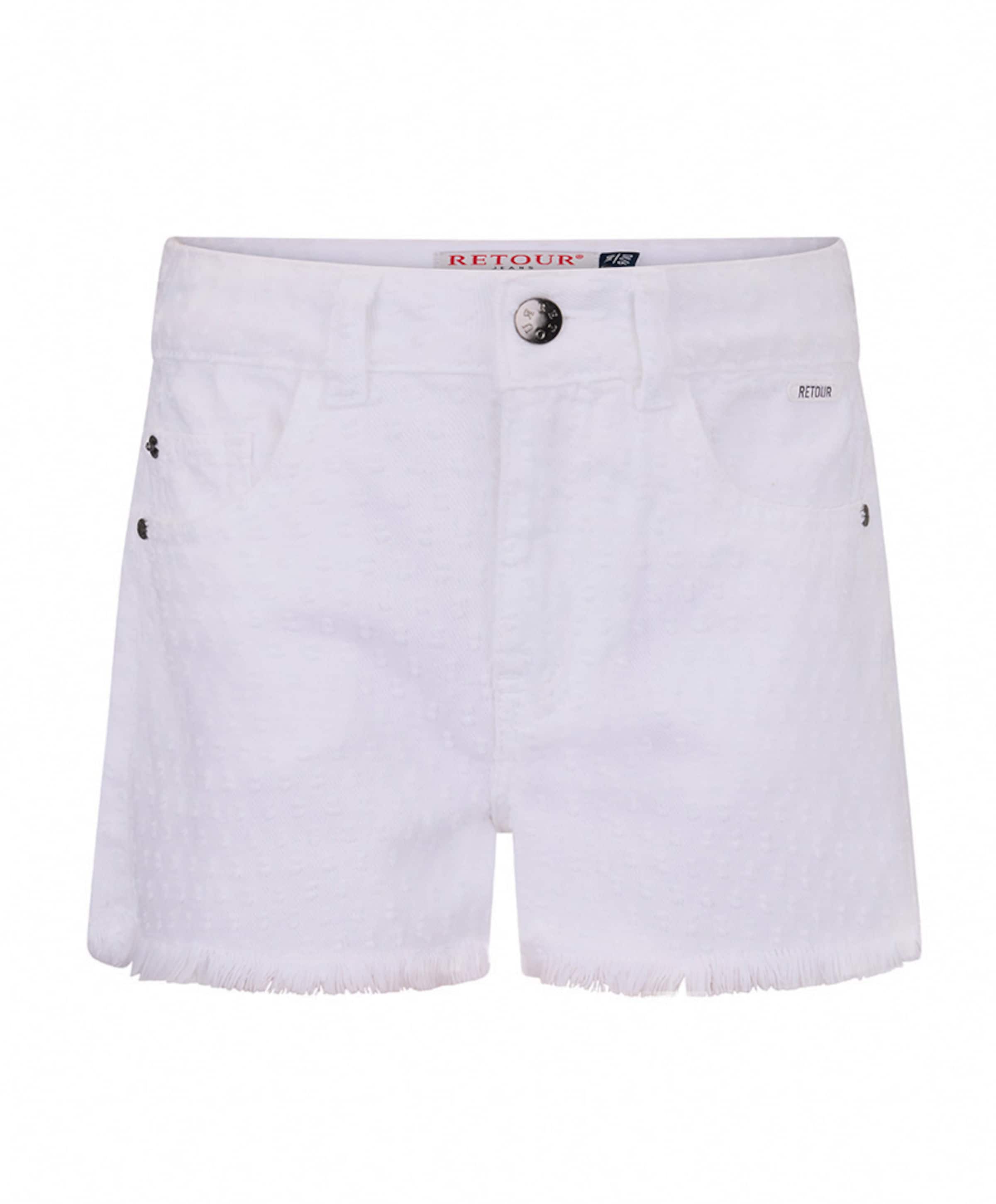 Lucia meisjes korte broek wit