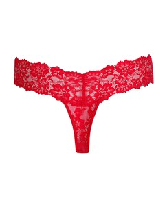 Dames string rood