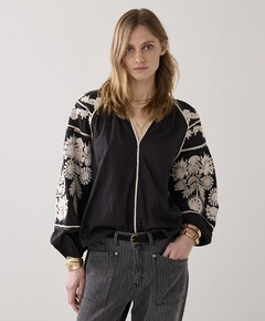 Dames blouse zwart