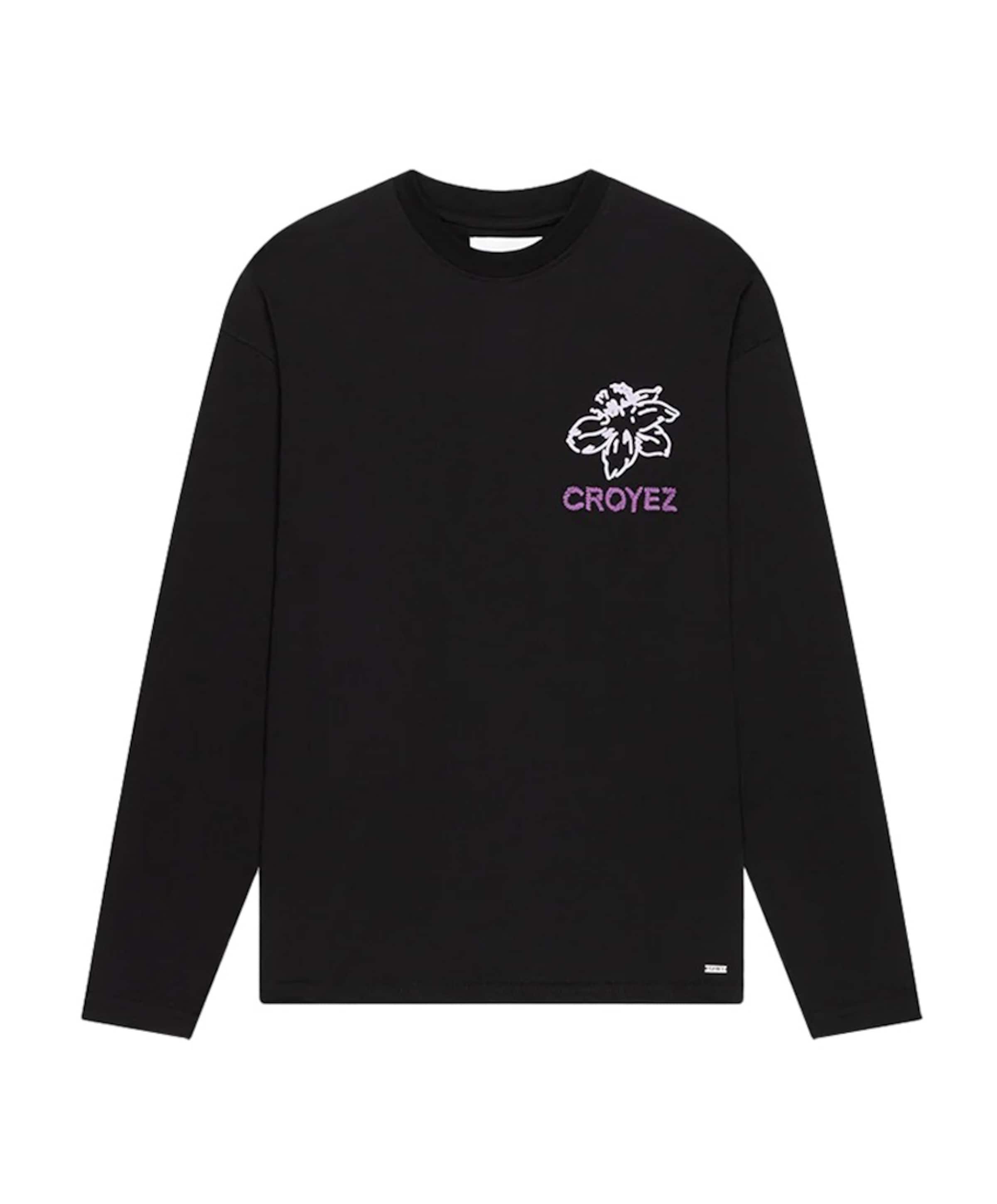 Heren longsleeve zwart