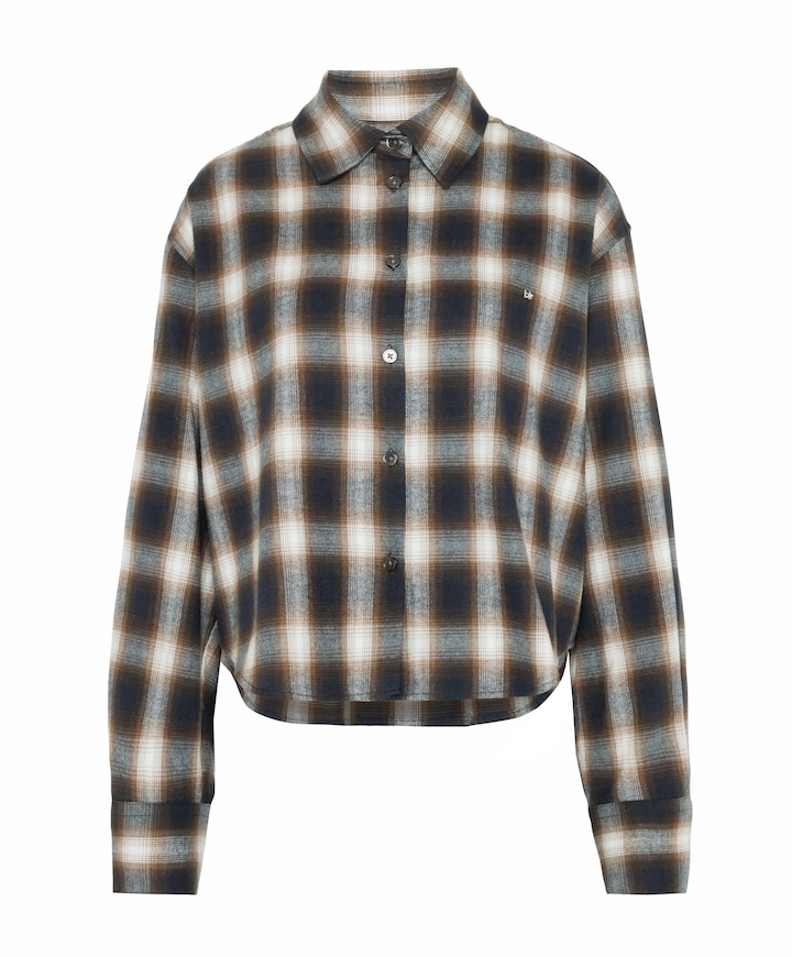 Dames blouse bruin