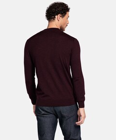 Heren trui met rits bruin