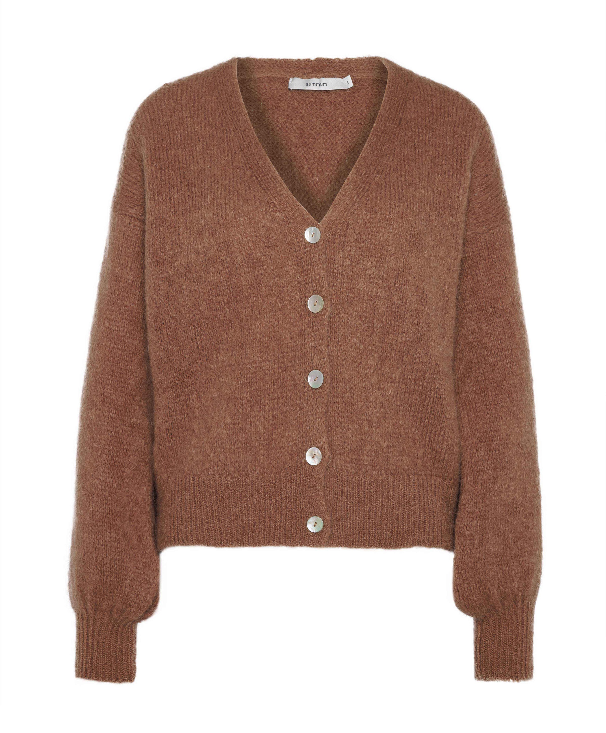 Dames vest bruin