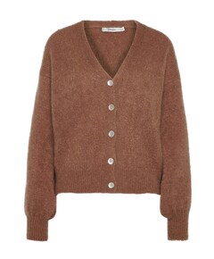 Dames vest bruin