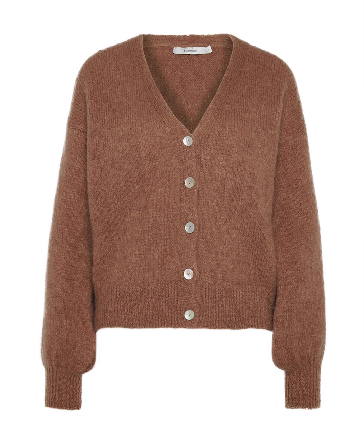 Dames vest bruin