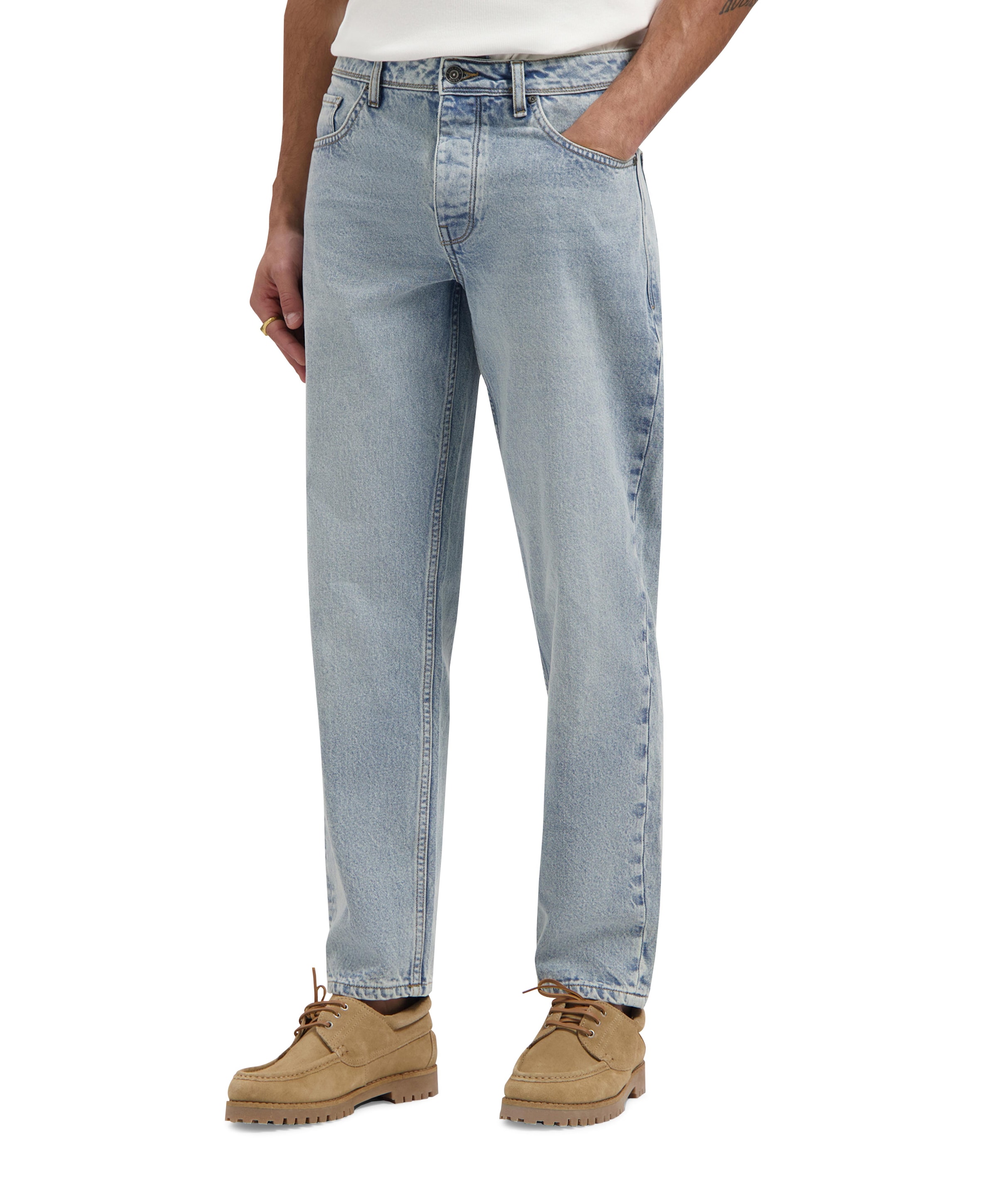 The Aiden Loose Fit Jeans heren jeans blauw
