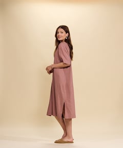 Dames nachthemd roze