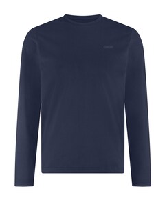 Heren longsleeve blauw