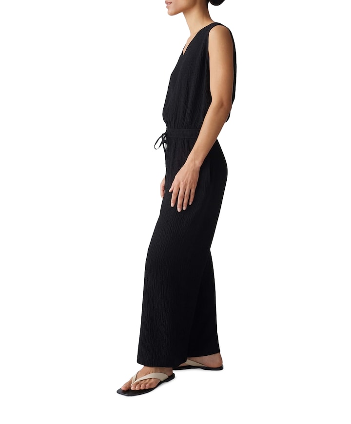 Mylara dames jumpsuit zwart