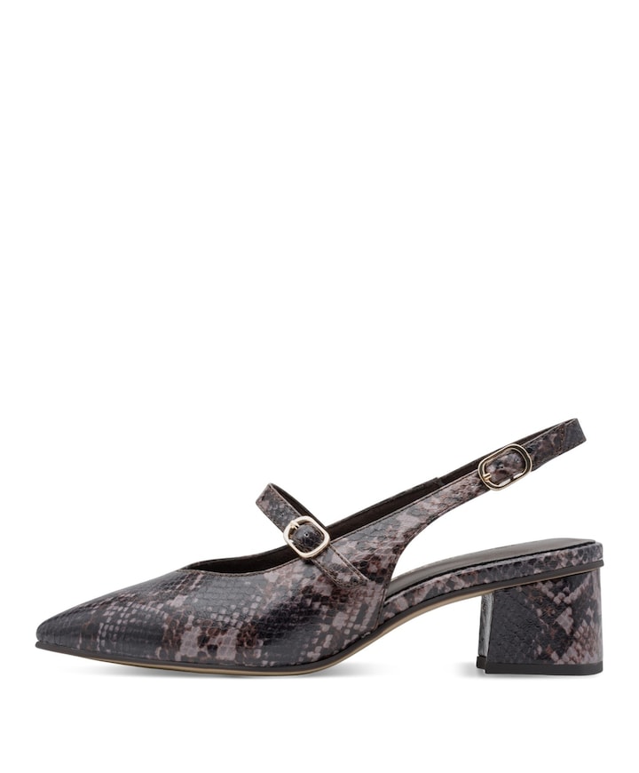 Women Sling dames sandalets bruin