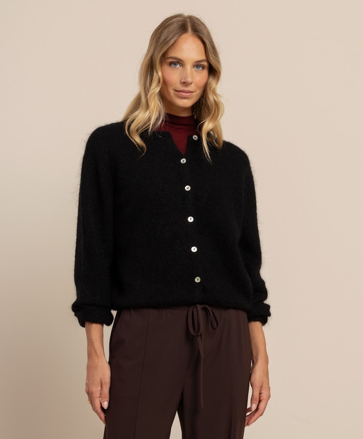 Dames vest zwart