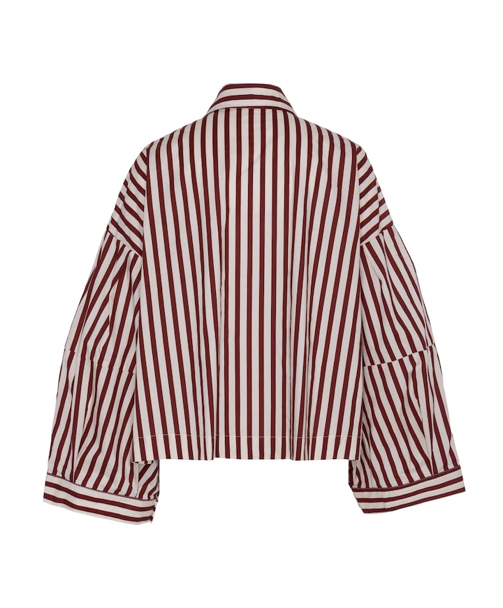 Dames blouse bordeaux