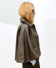 Dames cape bruin
