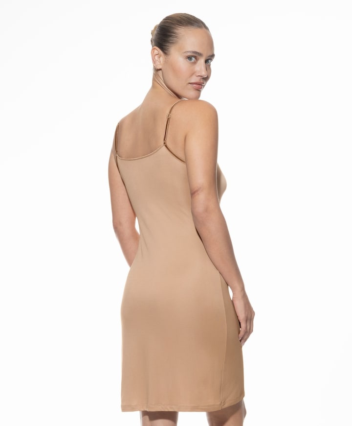 Dames onderjurk beige