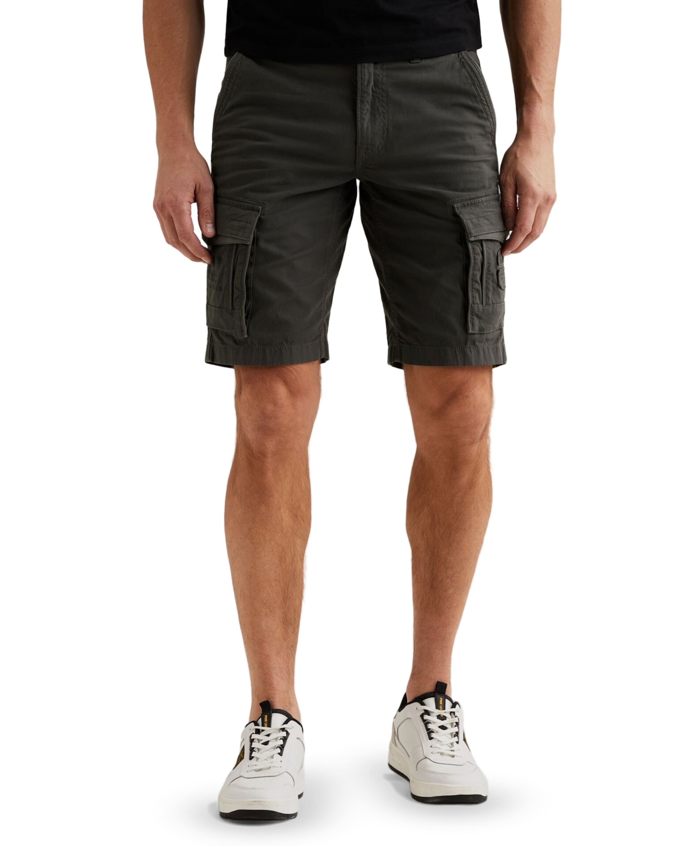 ROTOR SHORTS BROKEN TWILL heren korte broek grijs
