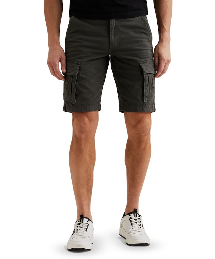 ROTOR SHORTS BROKEN TWILL heren korte broek grijs