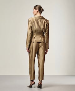 Dames blazer goud