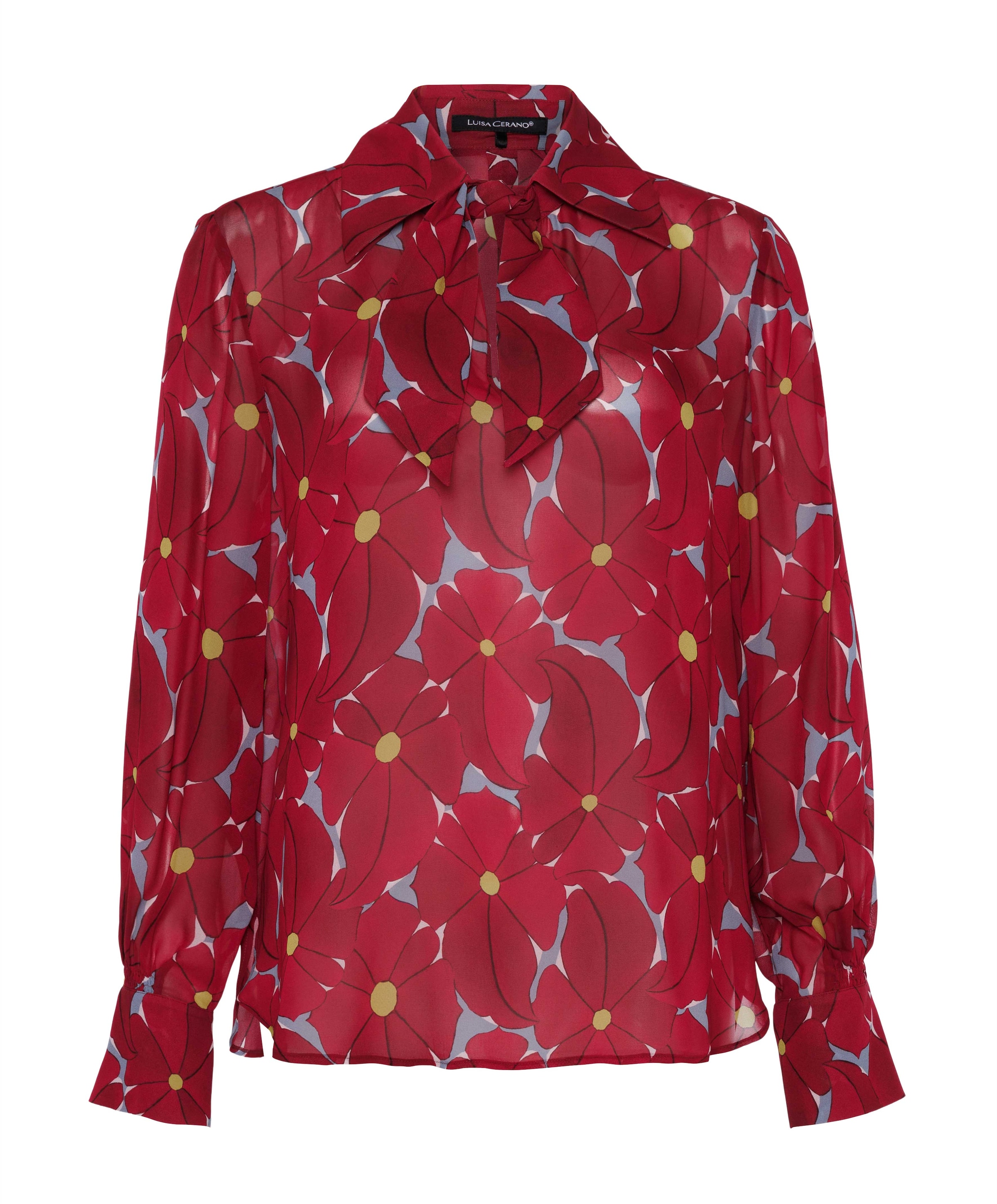 Dames blouse rood
