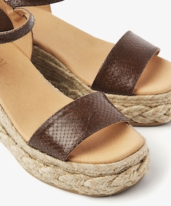 Capri Neva dames sandalets bruin