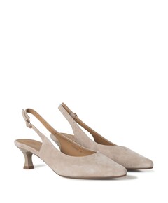 Rebecca dames slingbacks beige
