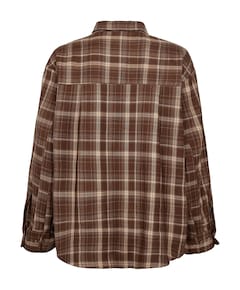 Dames blouse bruin