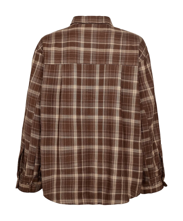 Dames blouse bruin