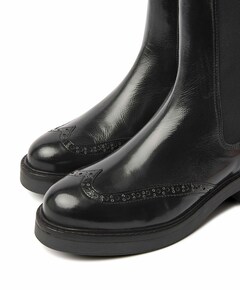 Lucia Gina dames enkellaarzen zwart