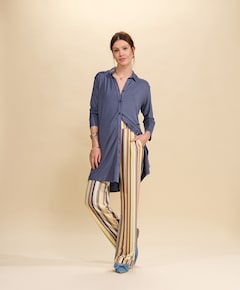 Dames nachthemd blauw