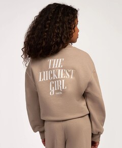 Meisjes sweater beige