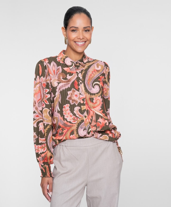 Dames blouse groen