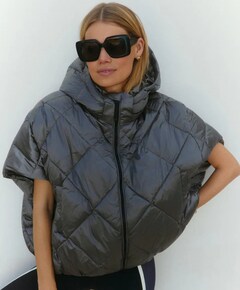 Dames bodywarmer grijs