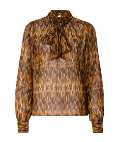 Dames blouse bruin